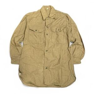 True Vintage 40s WWII US Army Wool Button Up Shacket